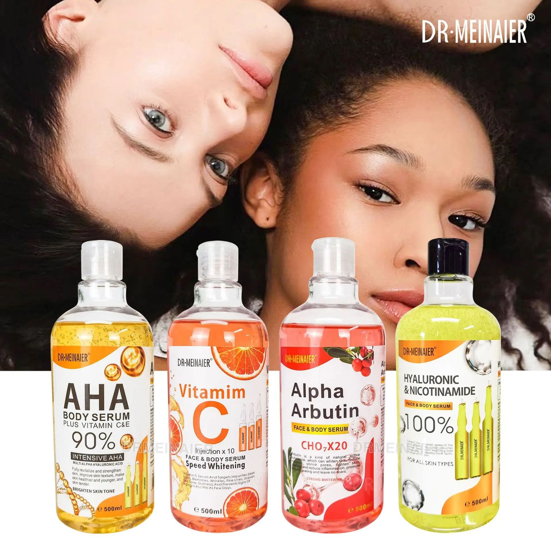 Hyaluronic Acid Face Serum for Whitening & Moisturizing Skin, Lightening Body Serum for Youthful Skin