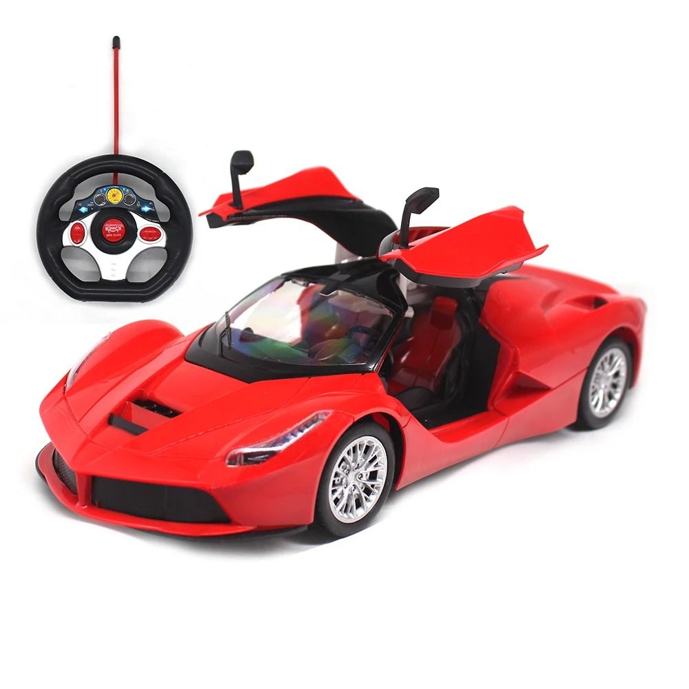 Kids Electric RC Car with Openable Doors and Remote Control
