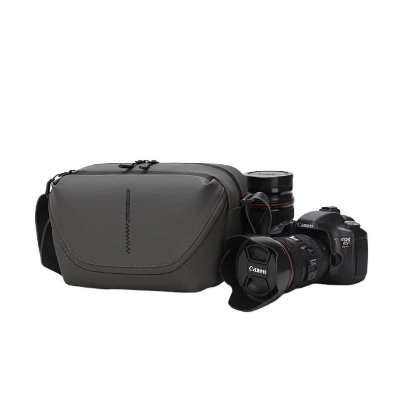 Mens Crossbody Camera Bag Compact One Shoulder DSLR Camera Pouch