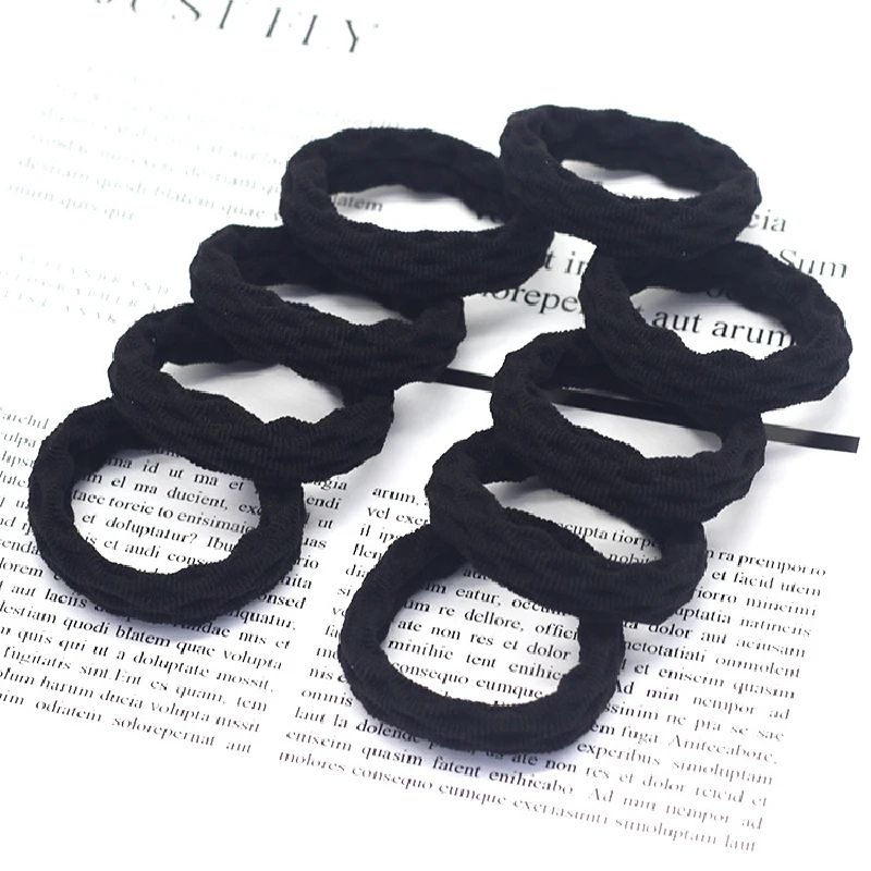 20PCS High Elastic Jacquard Hair Ties