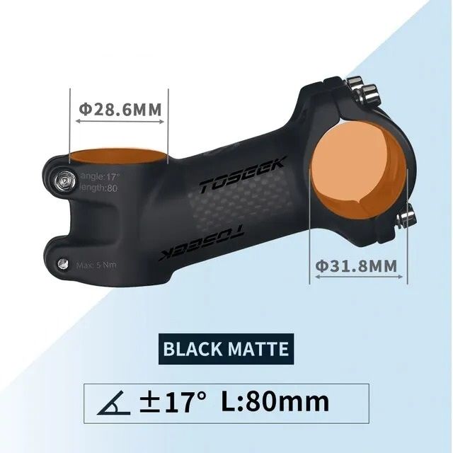 Ultralight Carbon and Aluminum MTB Handlebar Stem 31.8 mm