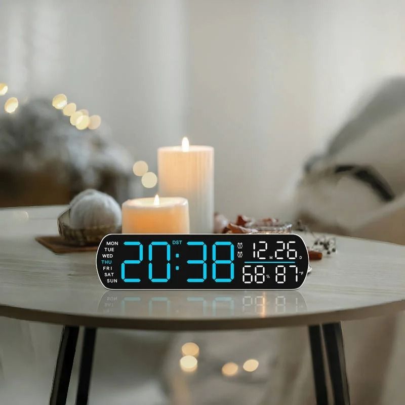 Wide-View Pro Digital Smart Clock The Ultimate All-in-One Desk Station