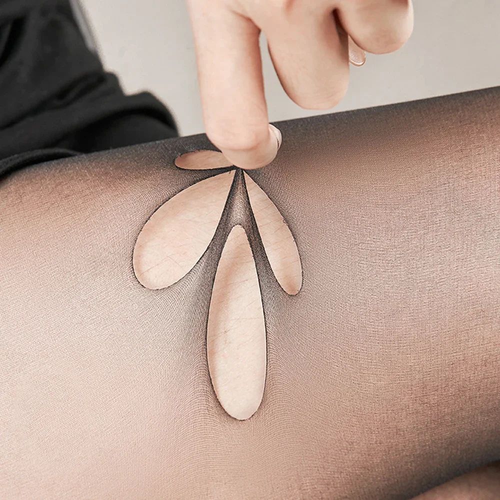Womens Ultra Thin Sheer Silk Pantyhose Tights