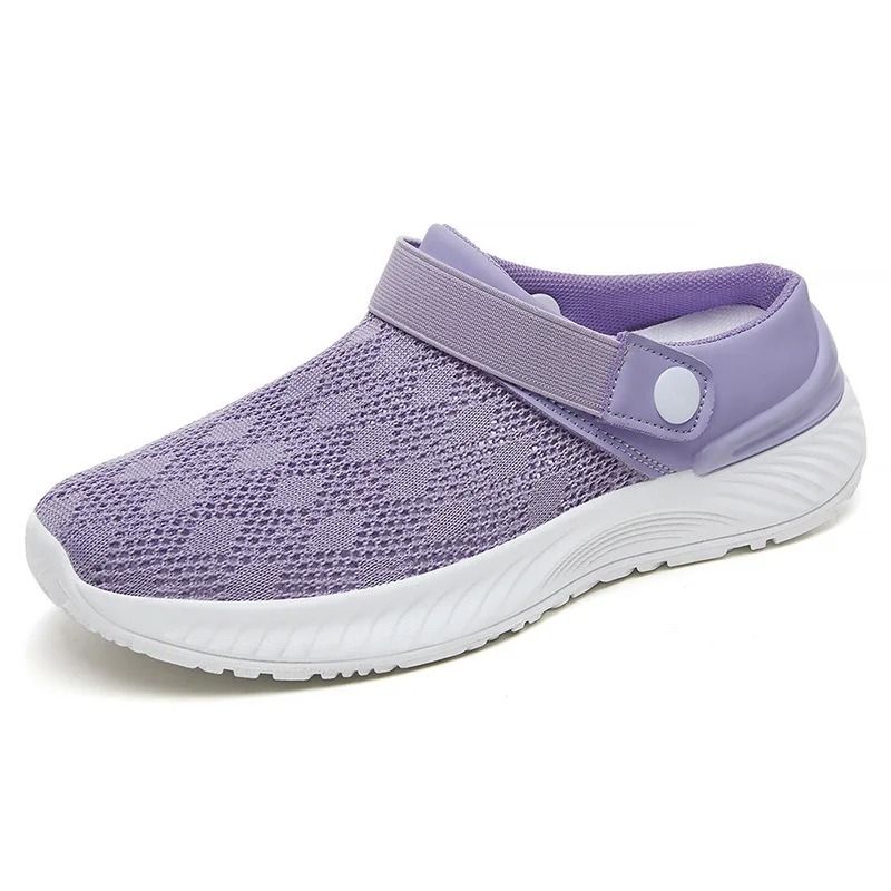 Womens Breathable Mesh Slip On Summer Walking Shoes