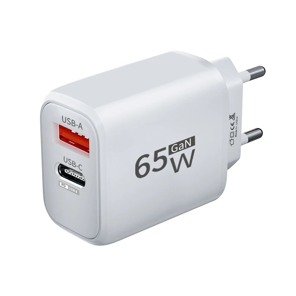 Ultra-High-Fidelity 65W GaN Dual-Node PD & QC Titanium-Grade Wall Power Architecture