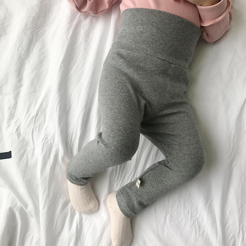 Ultra-Soft Ribbed Baby Leggings, Cotton Full-Length Skinny Pants for Infant Boys & Girls, Autumn Spring Kids Clothes