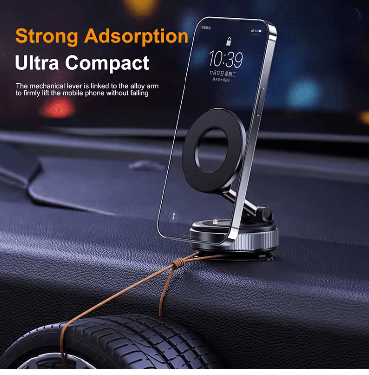 Xiaomi Magnetic Car Phone Holder Foldable Dashboard Mount for Navigation and Hands Free Use