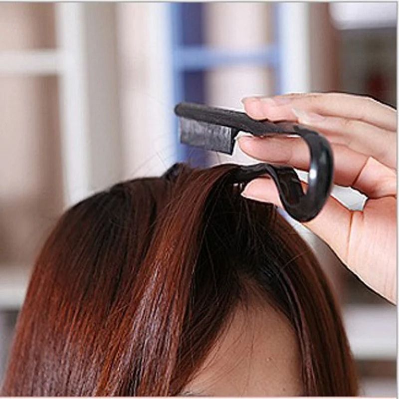 Professional Hair Styling Tool, V-Comb Straightening Splint Comb for Messy Hair and Wigs