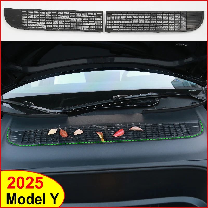 Tesla Front Trunk Insect-Proof Vent Cover for Model Y Juniper 2025 – Frunk Air Inlet Protection Net