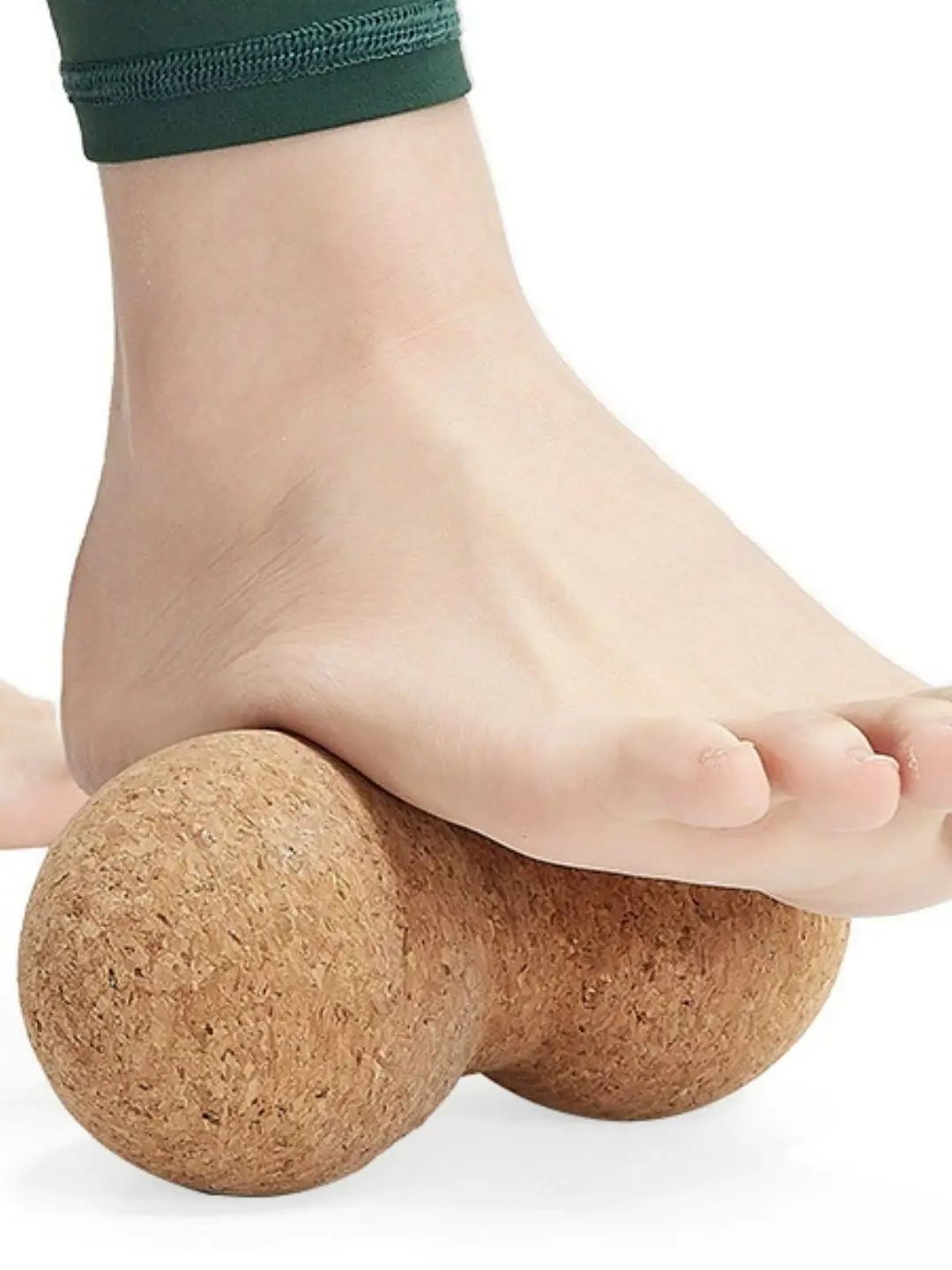 Cork Peanut Massage Ball for Myofascial Release & Plantar Fasciitis Relief