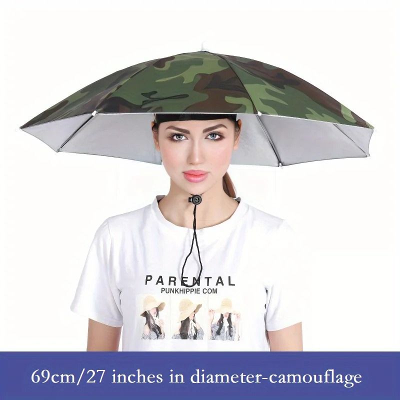 Industrial-Standard Hands-Free Wearable Sunscreen Umbrella Hat
