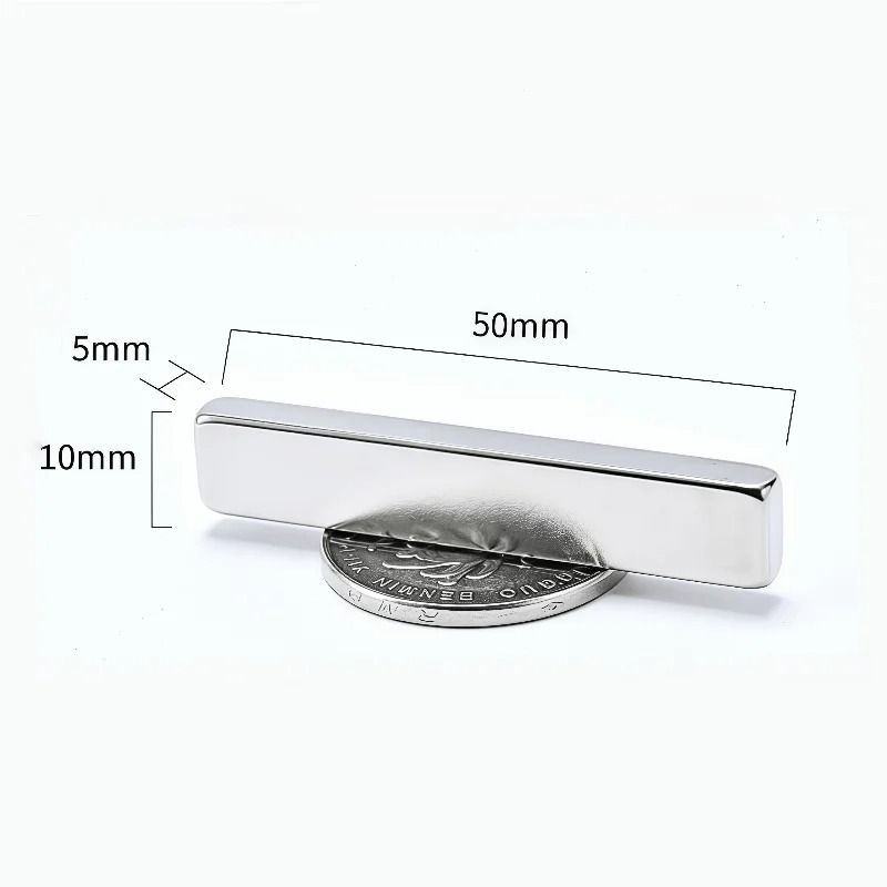 10pcs/lot N52 Square Neodymium Magnets | Ultra-Strong Rare Earth Industrial Magnets