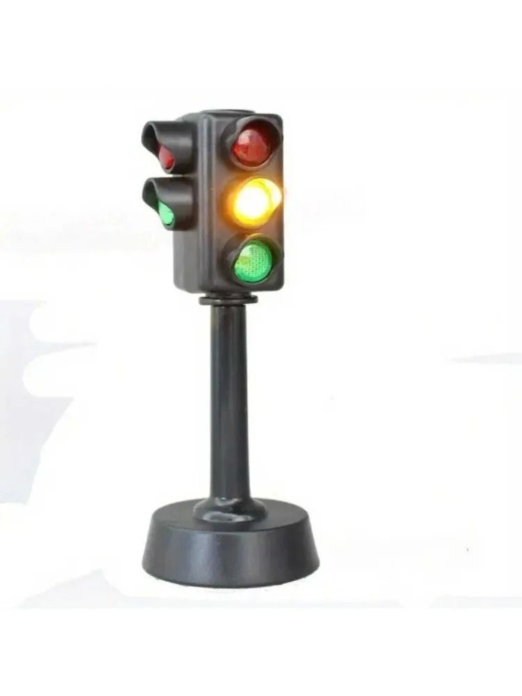 Kids Traffic Light Toy Educational Mini Traffic Sign Set