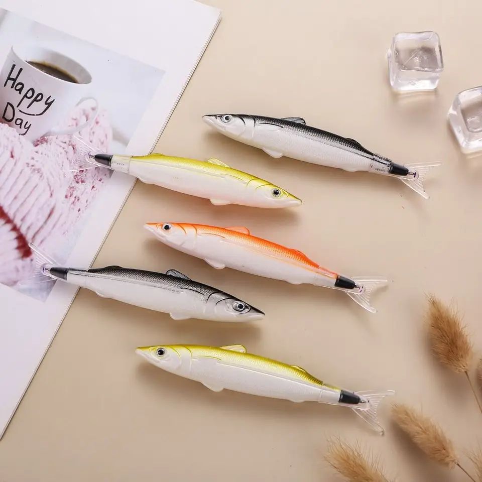Salt Fish Shape Ballpoint Pen – Creative Fish Novelty Writing Pen for School, Office & Gifts