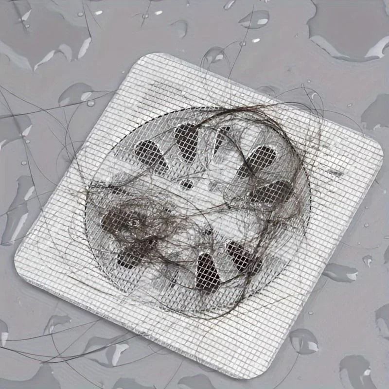 Disposable Drain Hair Catcher Mesh 10 Piece Pack