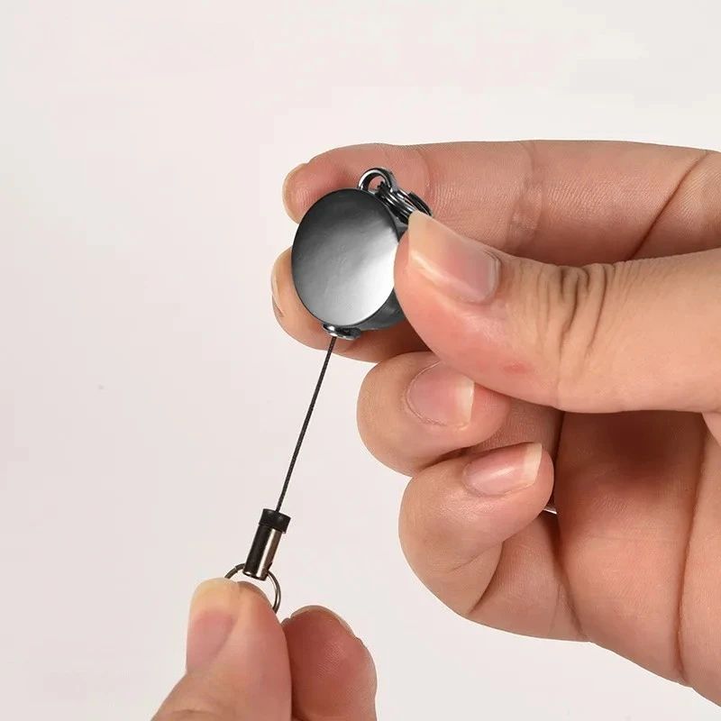 Retractable Key Chain ID Holder