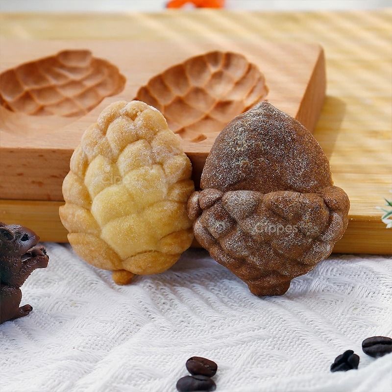 Christmas 3D Engraved Wooden Cookie Mold