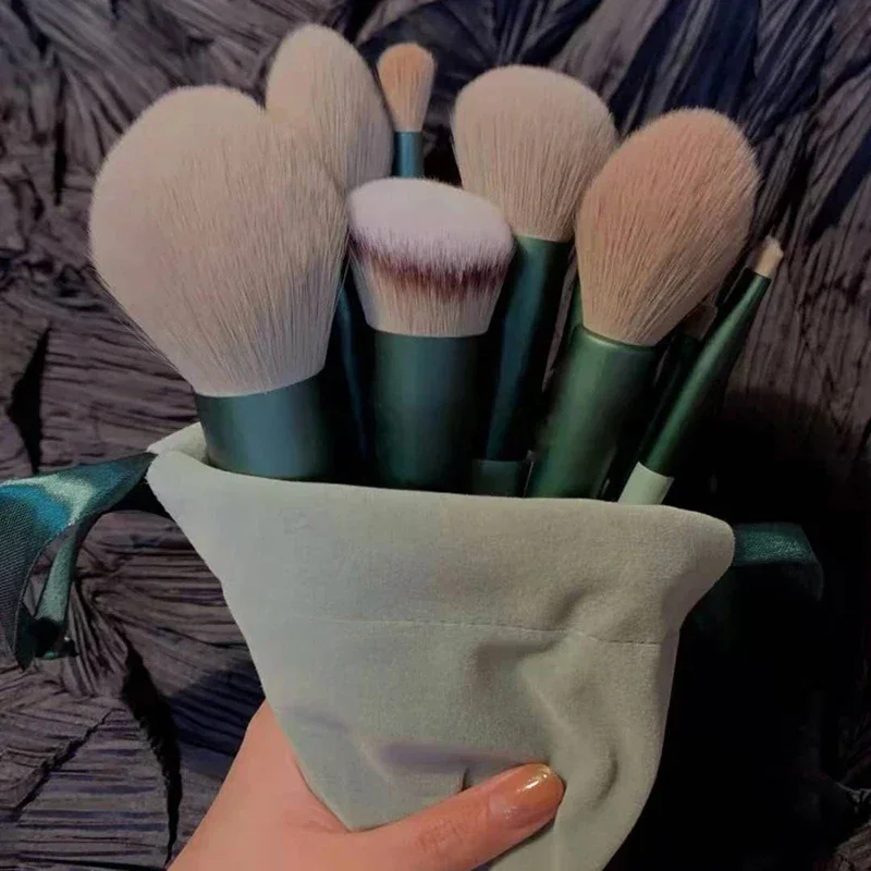 Makeup Brushes Set Soft Fluffy Kabuki Blending Brush for Foundation Blush Powder Eyeshadow Beauty Tool