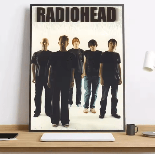 Radiohead Rainbow Canvas Poster – HD Music Band Wall Art for Modern Spaces