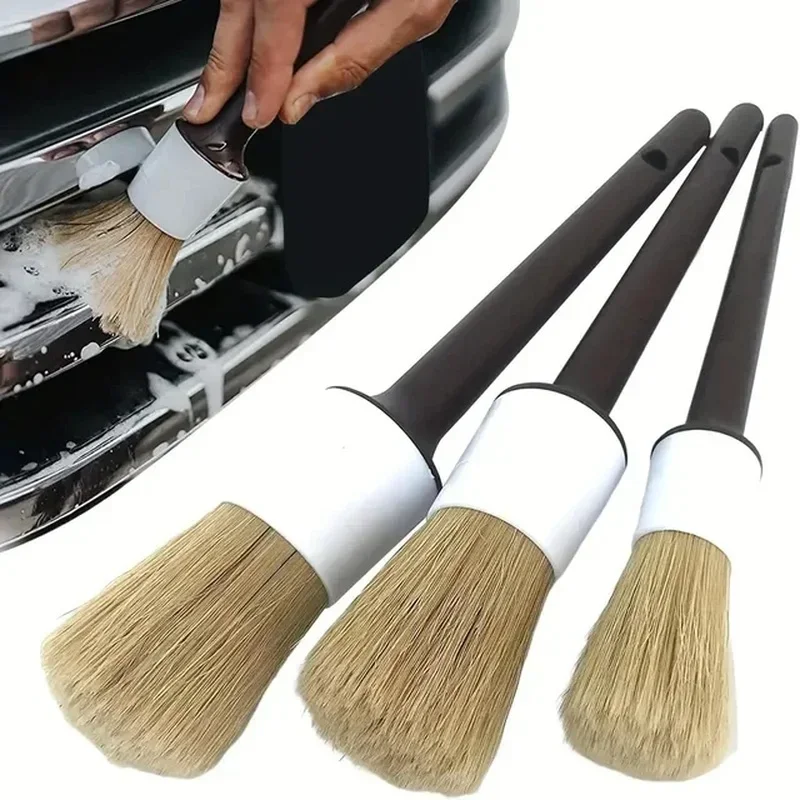 Dashboard Cleaning Brush, Car Exterior Interior Detail Brush Bristle, Auto Detail Tools for Car Cleaning