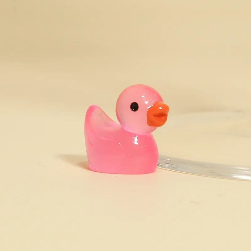 Glow in the Dark Mini Duck Figurines