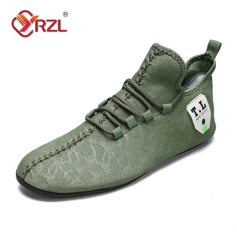 Yrzl Mesh Loafers Men Driving Moccasins Breathable Lightweight Slip On