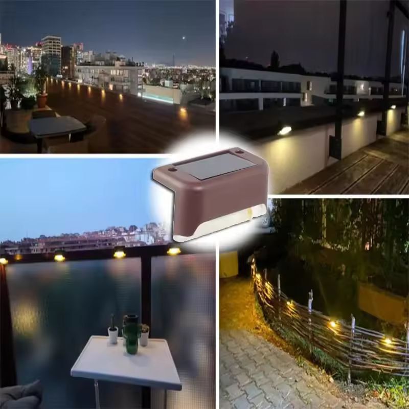 SolarGlow Elite Deck & Garden Solar Lights – Waterproof IP65 Solar Deck Light Set