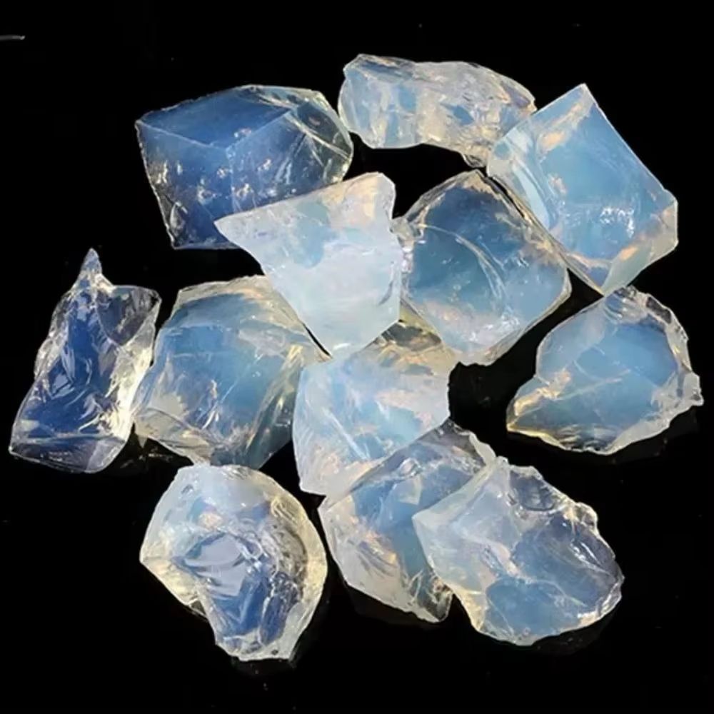 Natural Opal Rough Stones 24.69oz Raw Quartz Crystal Healing Gem Collection