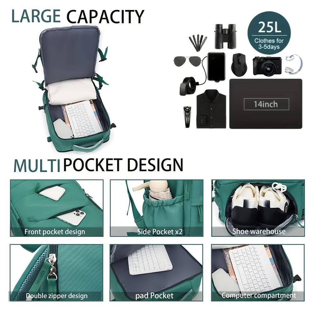 Lightweight Travel and School Backpack with Large Capacity