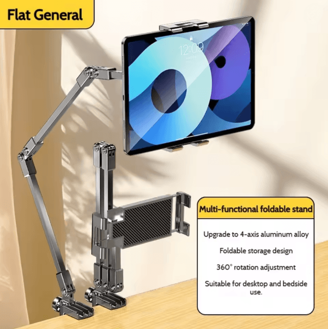Adjustable Tablet Stand 360 Rotation Foldable Phone and Tablet Holder