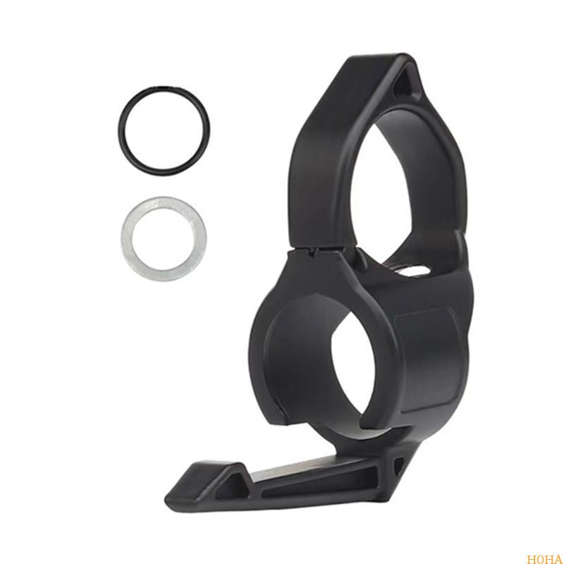 Tactical Flashlight Ring Holder with Pocket Clip Grip for Outdoor EDC Carry