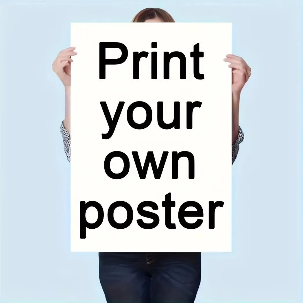 Personalized Canvas Wall Art Custom Photo Poster Print for Home Decor
