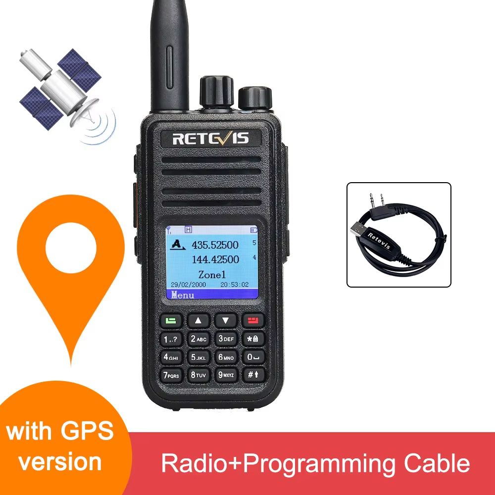 Dual Band Digital Walkie Talkie Long Range Two Way Radio