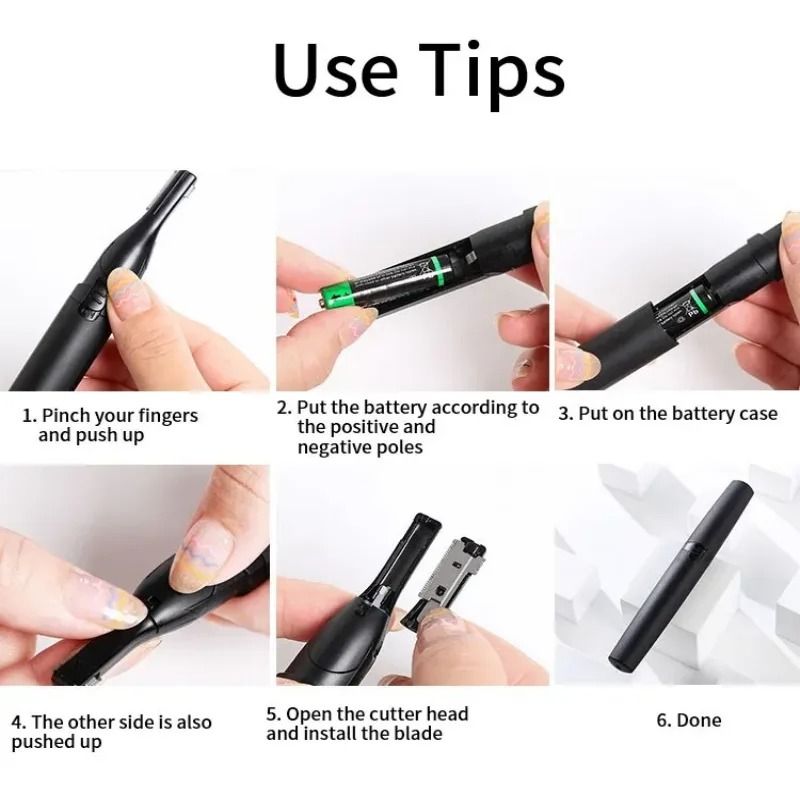 Beginner Optimized Electric Brow Scraper and Detailer