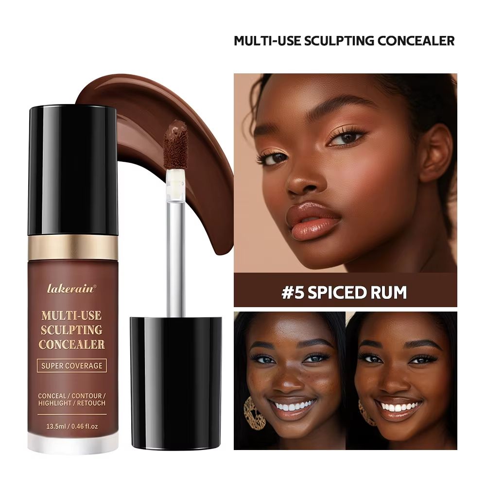 Flawless Multi Use Concealer Cream Long Lasting Foundation Concealer Hydrating Oil Free Contour & Highlight Makeup