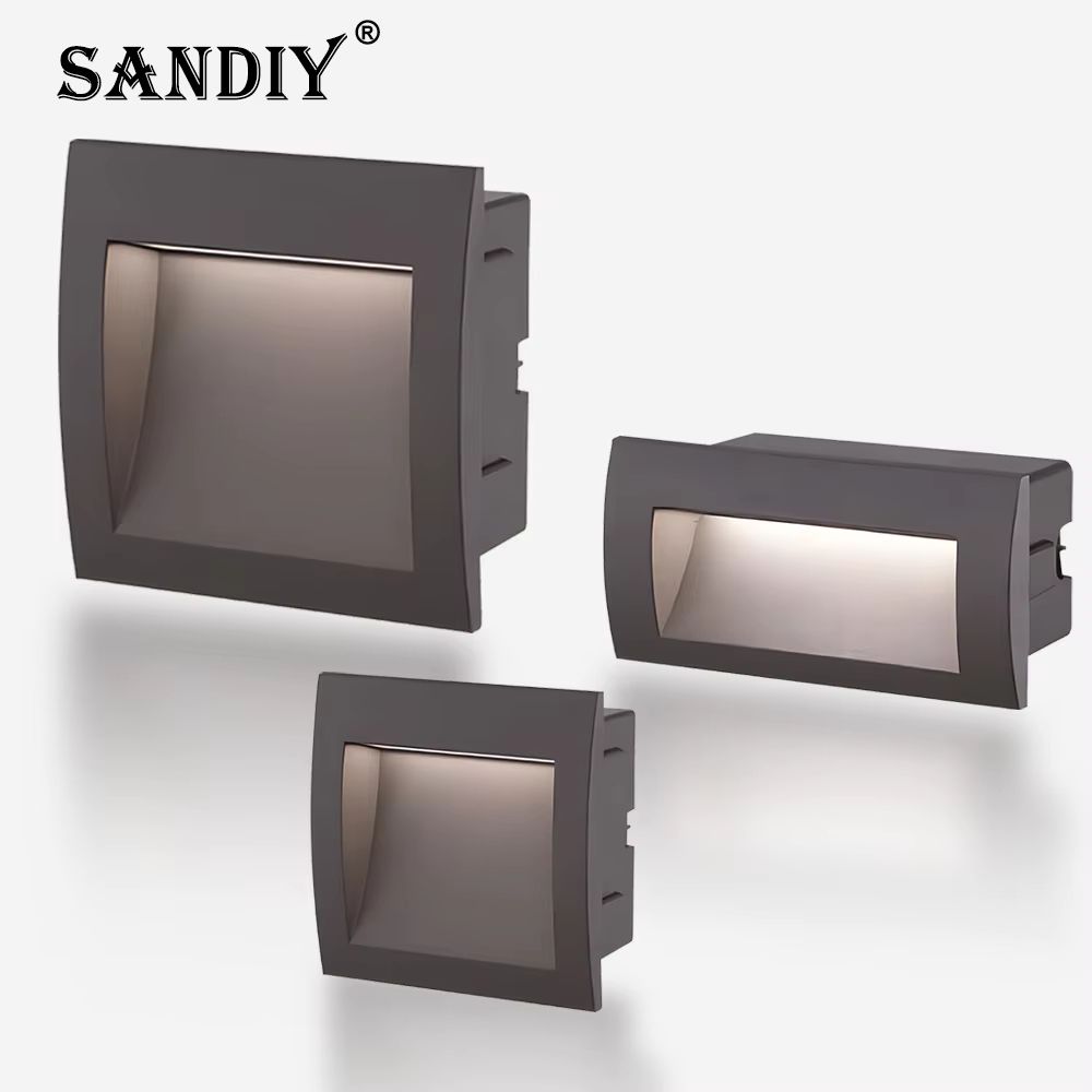 Waterproof Outdoor LED Wall Sconce & Stair Light for Garden, Balcony, Gate (IP65)