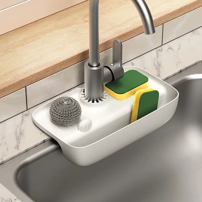 Silicone Sink Drain Rack and Faucet Pad