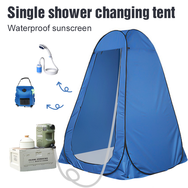 Portable Pop-Up Camping Shower Tent & Privacy Changing Room Shelter Mobile Toilet & Fishing Tent