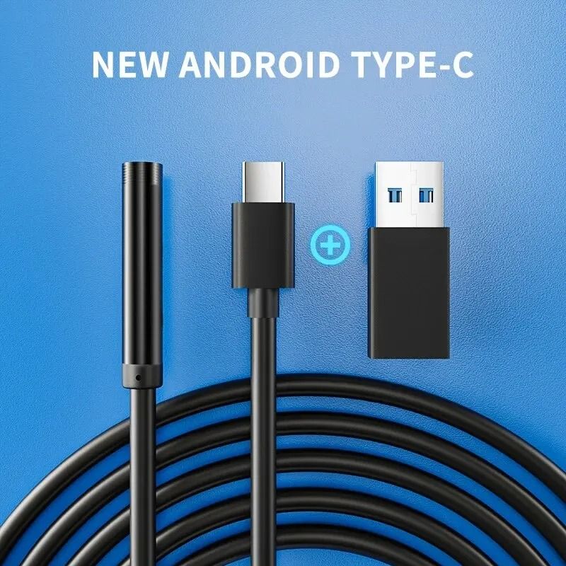 7 mm USB-C Endoscope Camera with 6 LEDs
