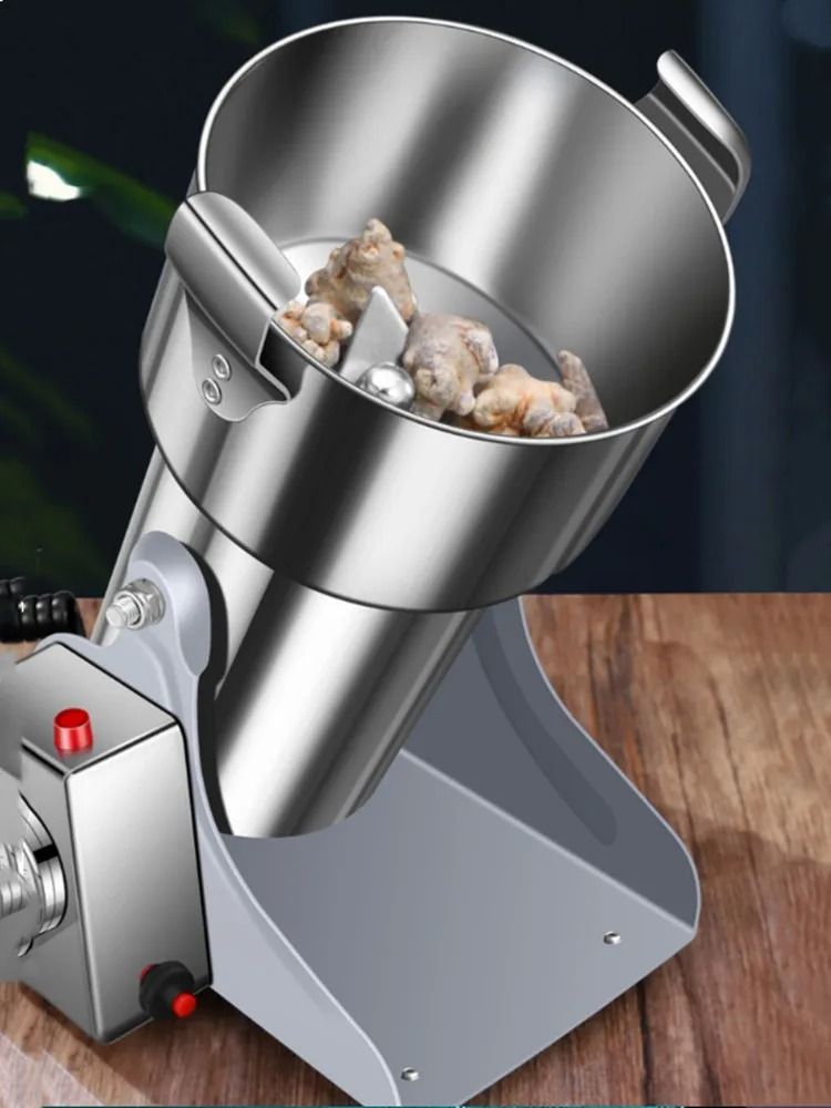 Electric Grain and Spice Grinder – 220V 1000g/2000g High-Power Food Mill