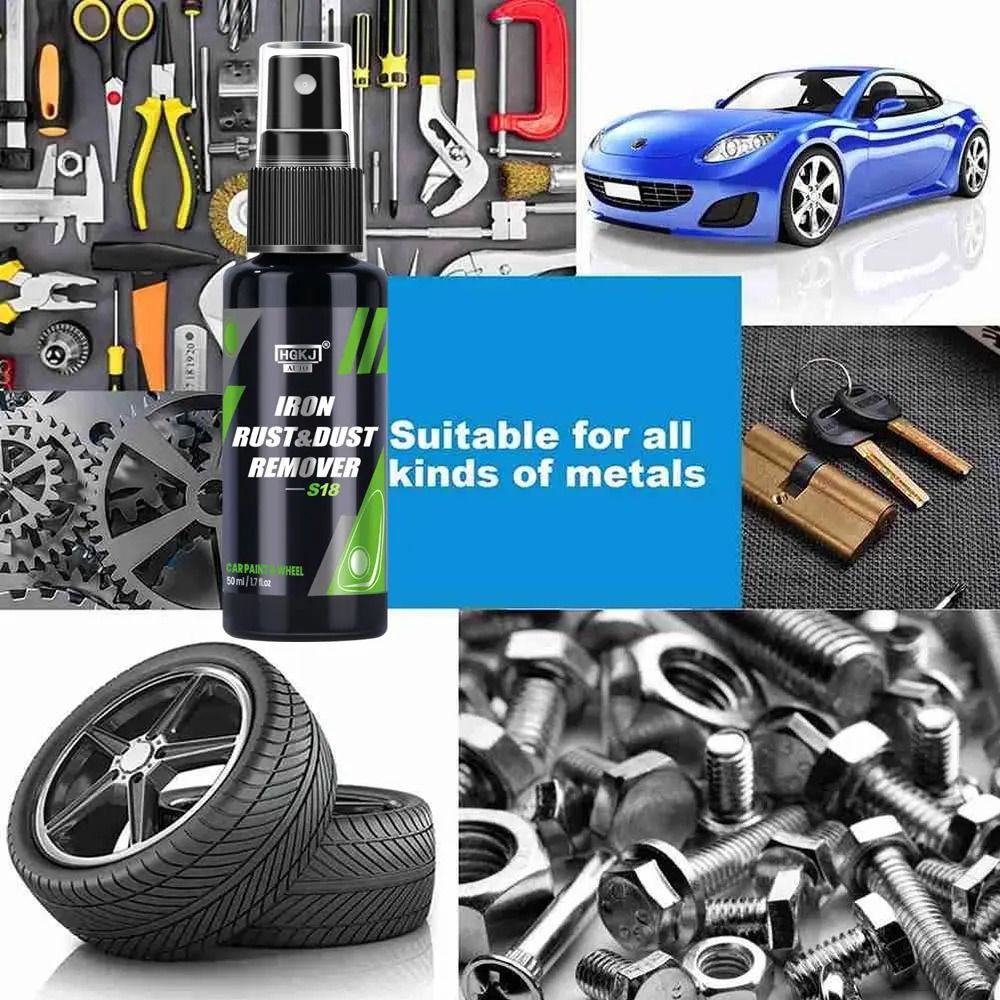 Car Paint and Wheel Iron Particle Rust Remover Spray