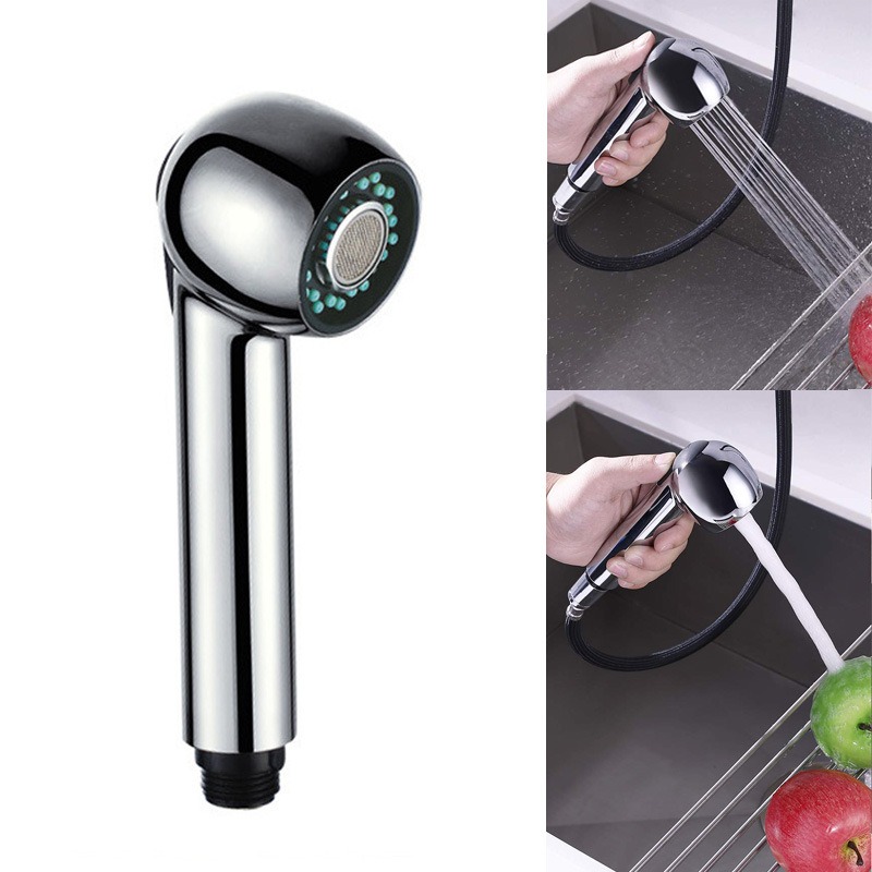 Shower Head Kitchen Faucet Attachment, Pull Out Sink Sprayer for Cleaning
