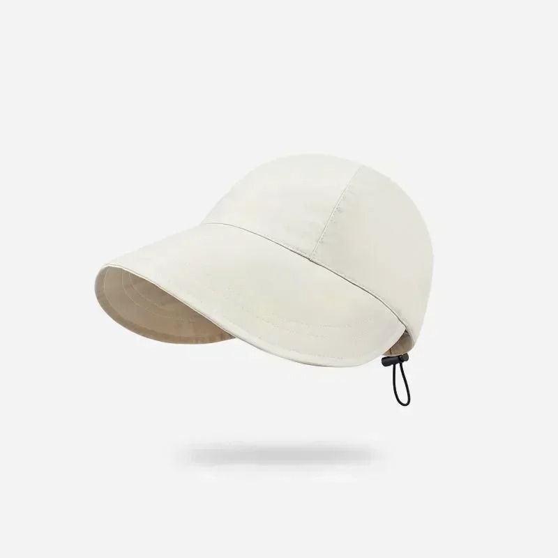 Foldable Wide Brim Sun Hat Adjustable Cotton Summer Beach Cap