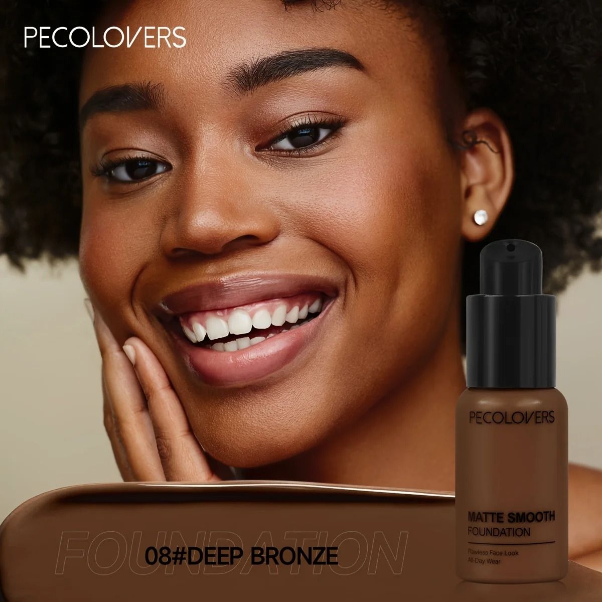 PECOLOVERS Oil Control Matte Finish Liquid Foundation