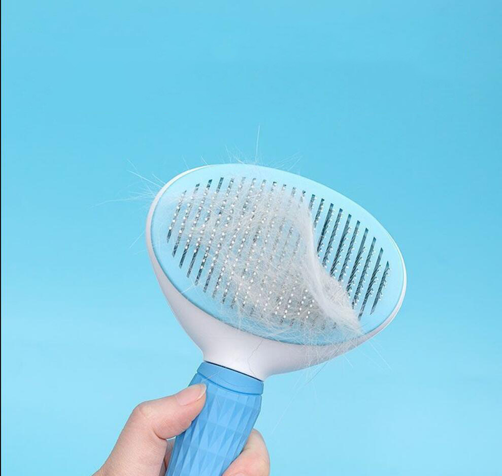 Cat Brush, Pet Dog Hair Brush, Grooming And Care, Dogs Cleaning, Stainless Steel Comb, Pet Accessories