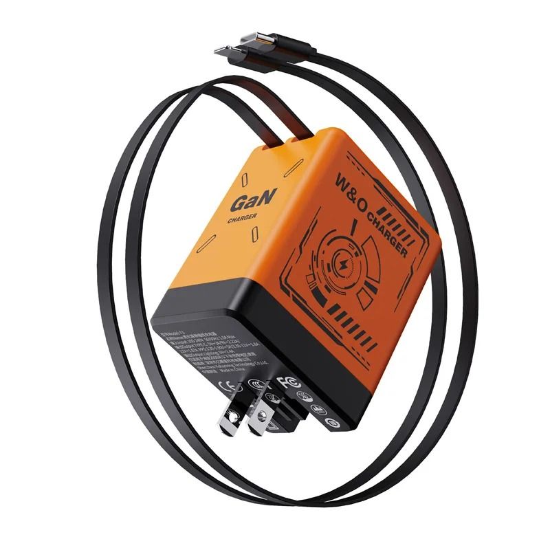 Telescopic GaN Fast Charger – 65W Retractable Compact Power Station