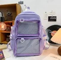 Kawaii Transparent Ita Backpack Large Capacity Anime School Bag