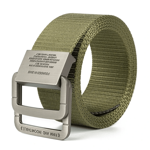 Mens Automatic Buckle Canvas Belt Nylon Webbing Casual Sports Belt