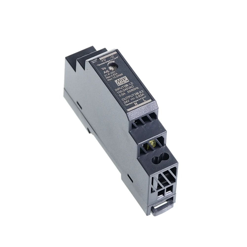 Mean Well HDR Series Ultra Slim DIN Rail Power Supply 15 to 150W Multi Voltage