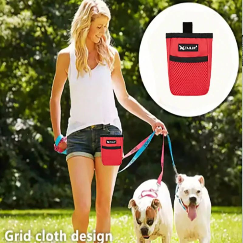 Portable Pet Treat Pouch Pet Snack Bag for Obedience, Agility & Walking